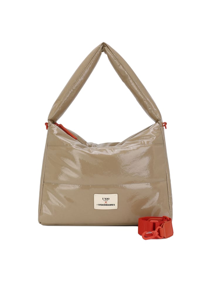 

Les Visionnaires Сумка-хобо Unio, 47 см, бежевого цвета