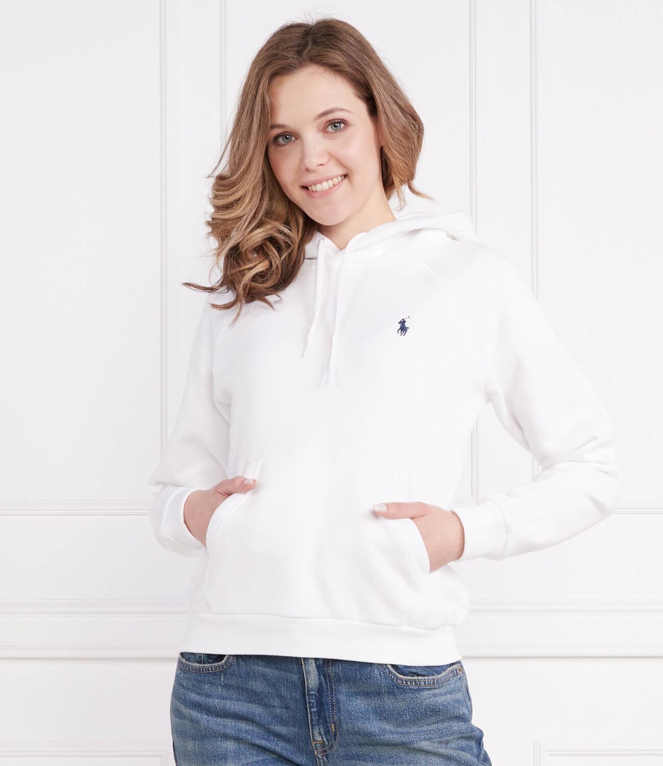 Толстовка POLO RALPH LAUREN regular fit, белый — фото 3