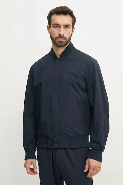 Куртка бомбер короткая Tommy Hilfiger, синий