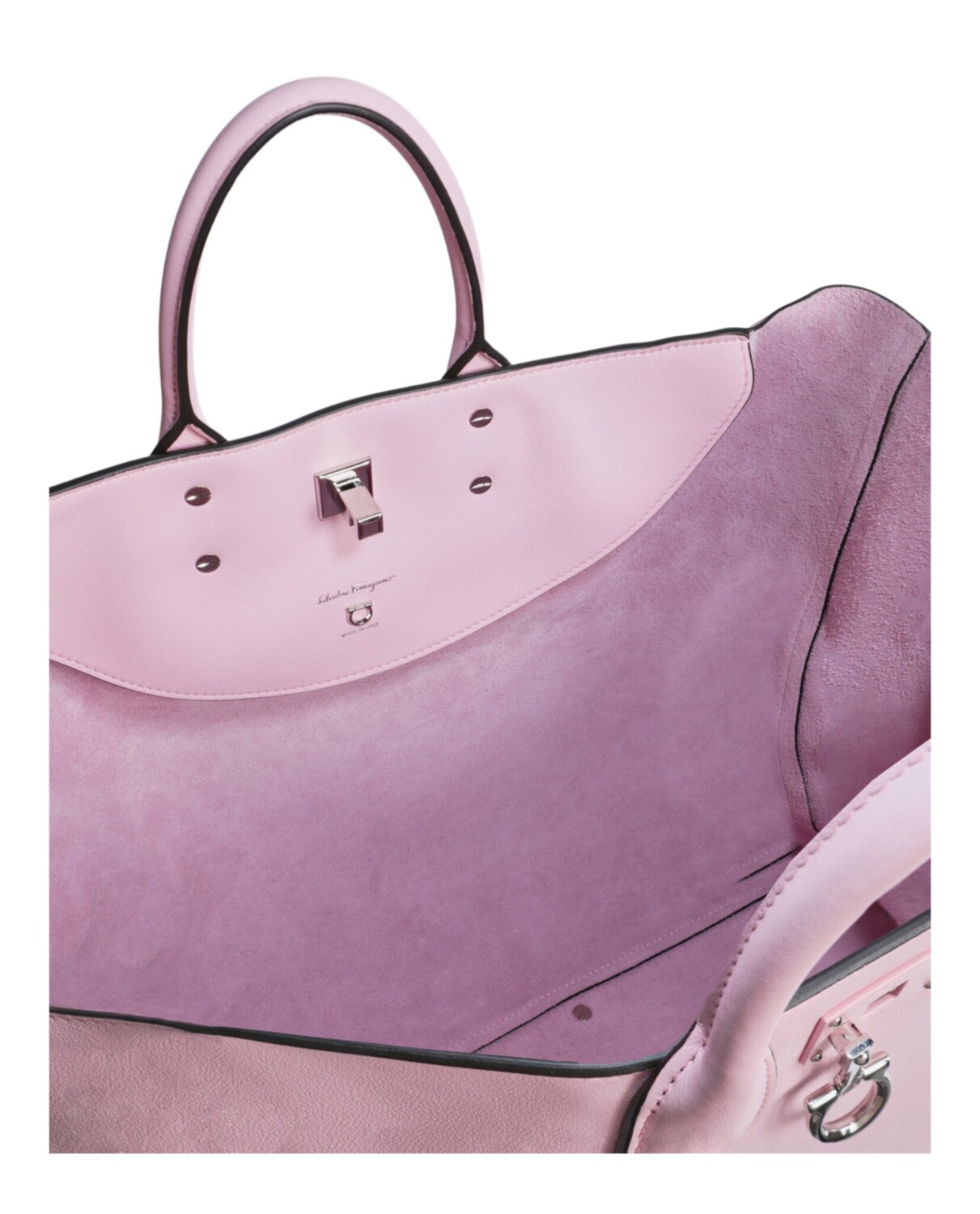 

Мягкая большая сумка Studio Salvatore Ferragamo, розовый
