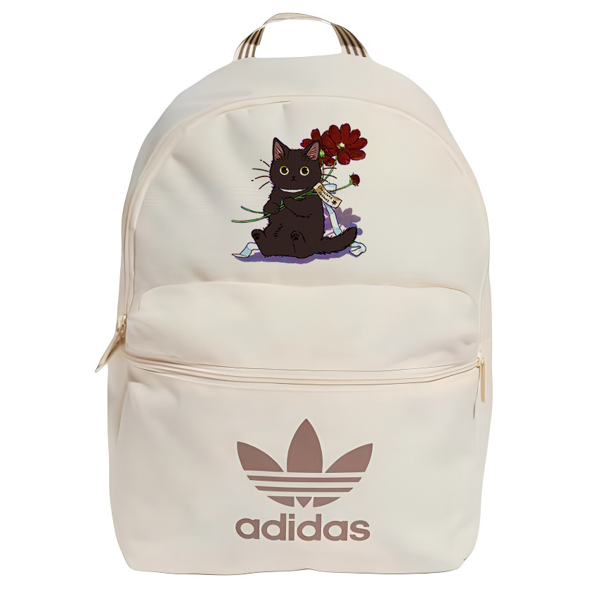 

Adidas Originals Полиэстеровый рюкзак унисекс Miracle White, Kitten Holding A Flower