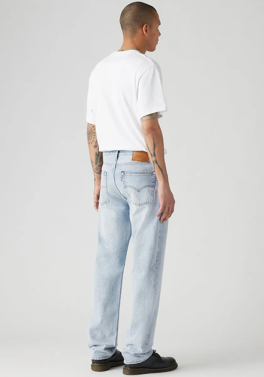 Джинсы с 5 карманами Levi's "555 RELAXED STRAIGHT", цвет Baby Blue Essentials — фото 4