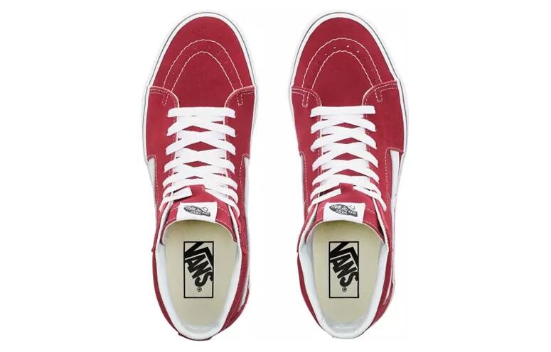 Кроссовки Vans SK8 Hi Rumba Red — фото 4