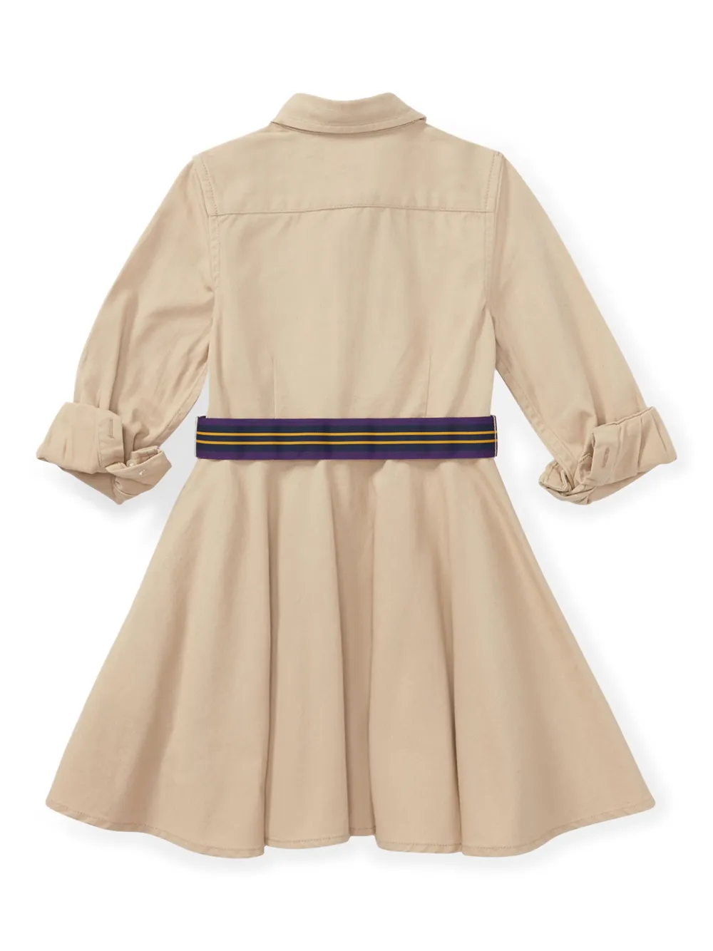 

Платье-рубашка POLO RALPH LAUREN KIDS, коричневый