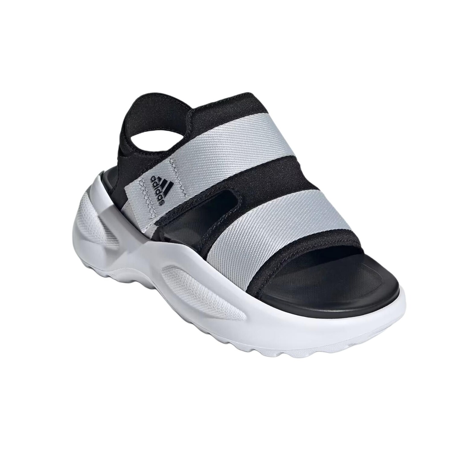 Сандалии детские Mehana PS темно-серые Adidas, черный/серый — фото 3