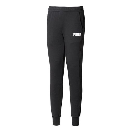 

Брюки essentials logo pants 'black' Puma, черный