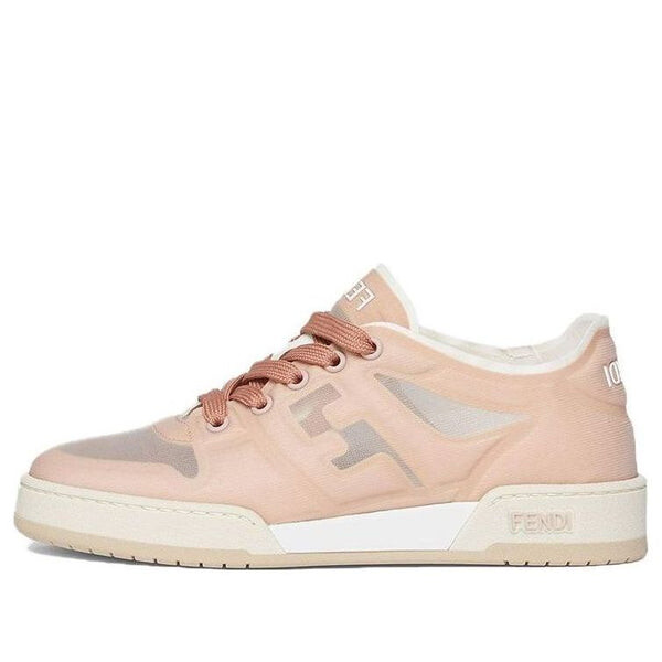 Кроссовки match low top mesh 'pink' Fendi, розовый