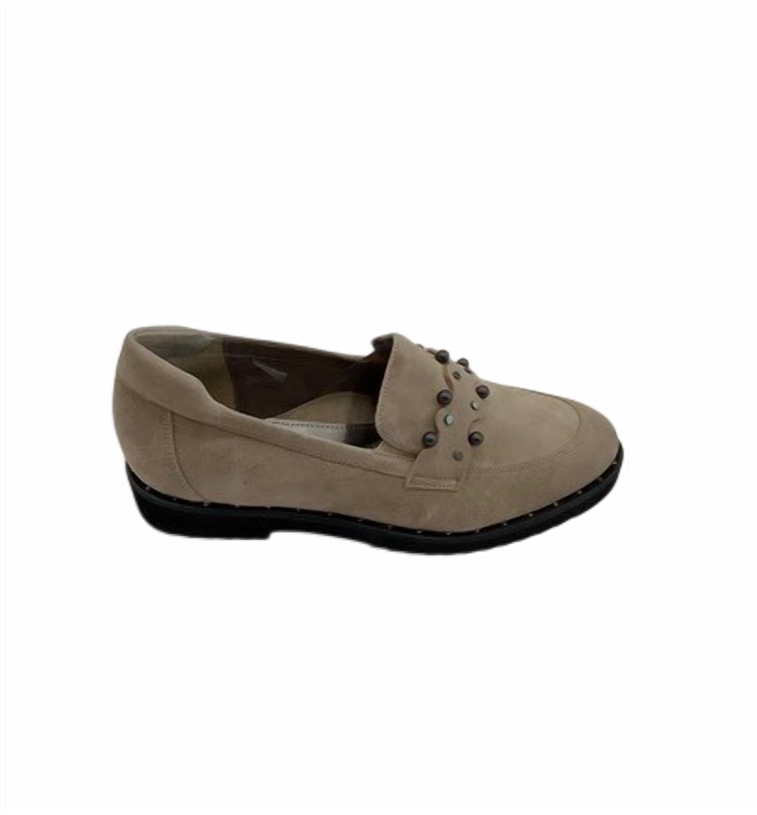Женские туфли Nora в песочном замше Bella Comforto, Sahara Suede