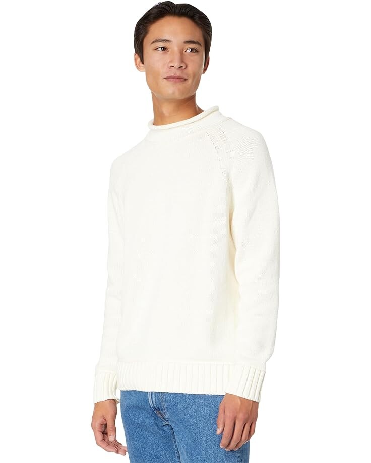 

Свитер L.L.Bean Signature Organic Cotton Rollneck, цвет Sailcloth