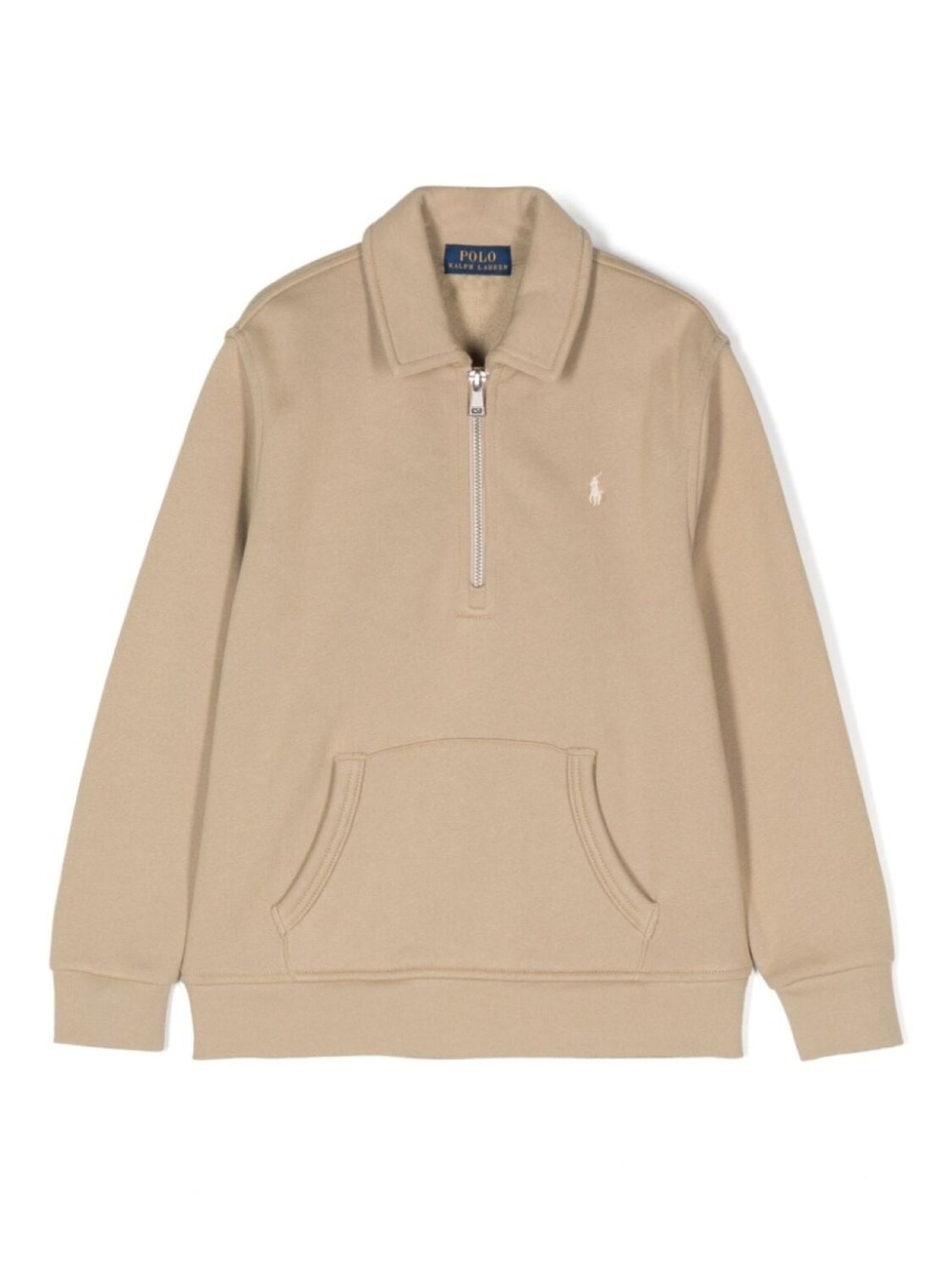 

Ralph Lauren Kids толстовка с застежкой-молнией на четверть, нейтральный цвет