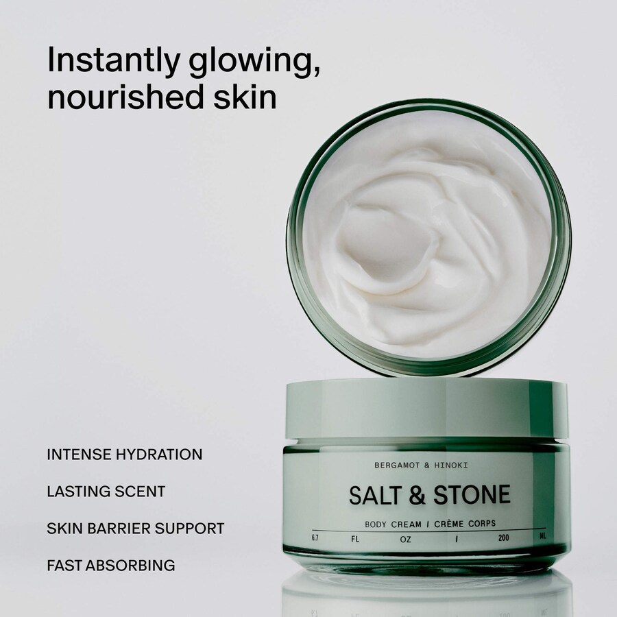 Крем для тела с бергамотом и хиноки Salt & Stone, 6.7 oz/198 mL — фото 2