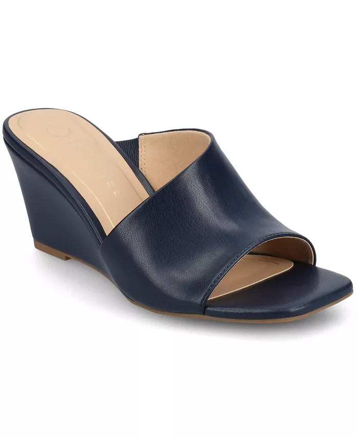 Женские сандалии-слипоны на платформе Clementine D'Orsay Journee Collection, синий