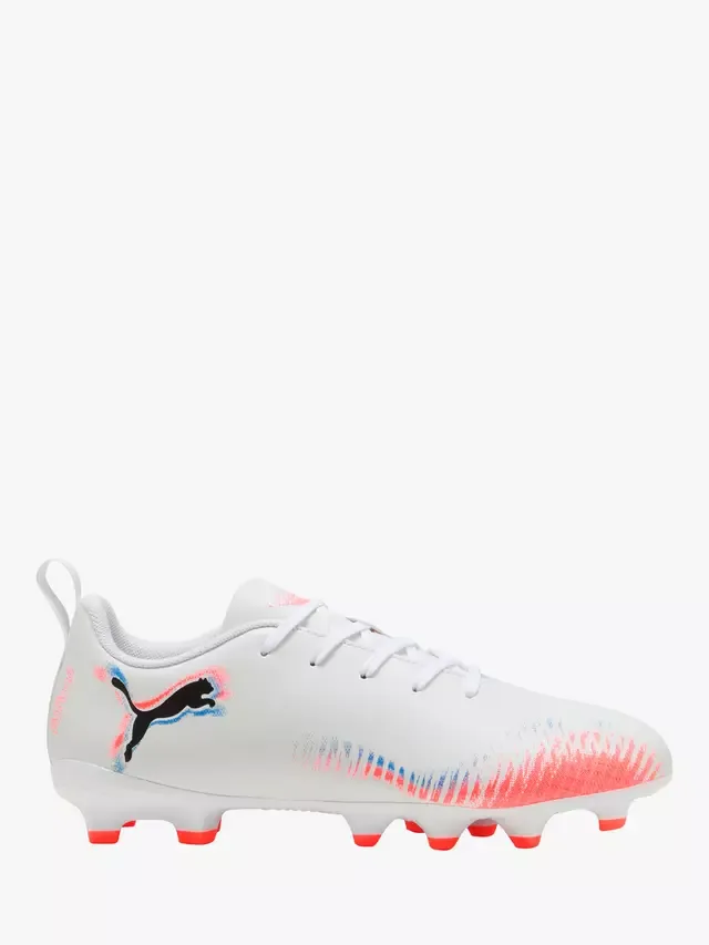 Детские футбольные бутсы FUTURE 8 PLAY, бело-золотые PUMA
