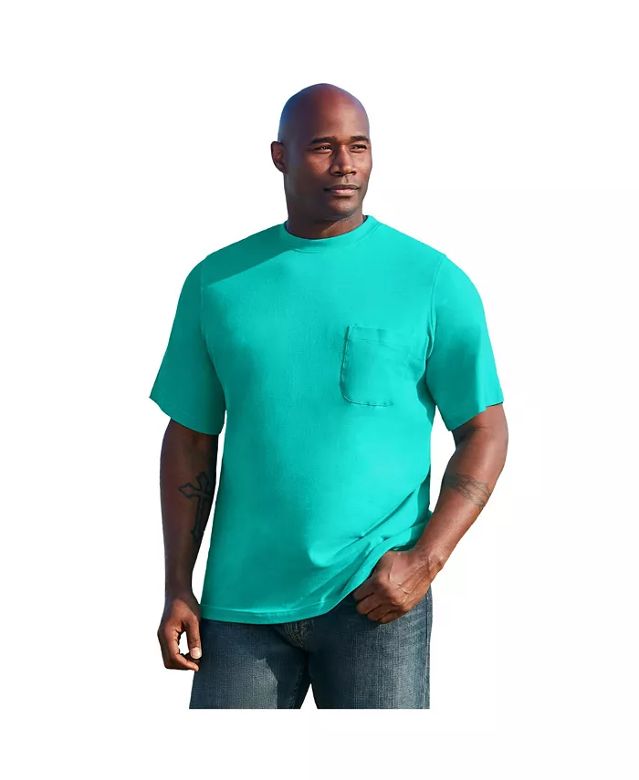 

Большая и высокая футболка The Ultra-Light Comfort Tee Kingsize, зеленый