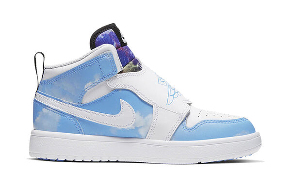 Кроссовки небо 1 Air Jordan, синий — фото 2