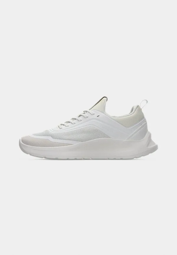 Легкие беговые кроссовки на шнуровке Calvin Klein, Triple Bright White — фото 2