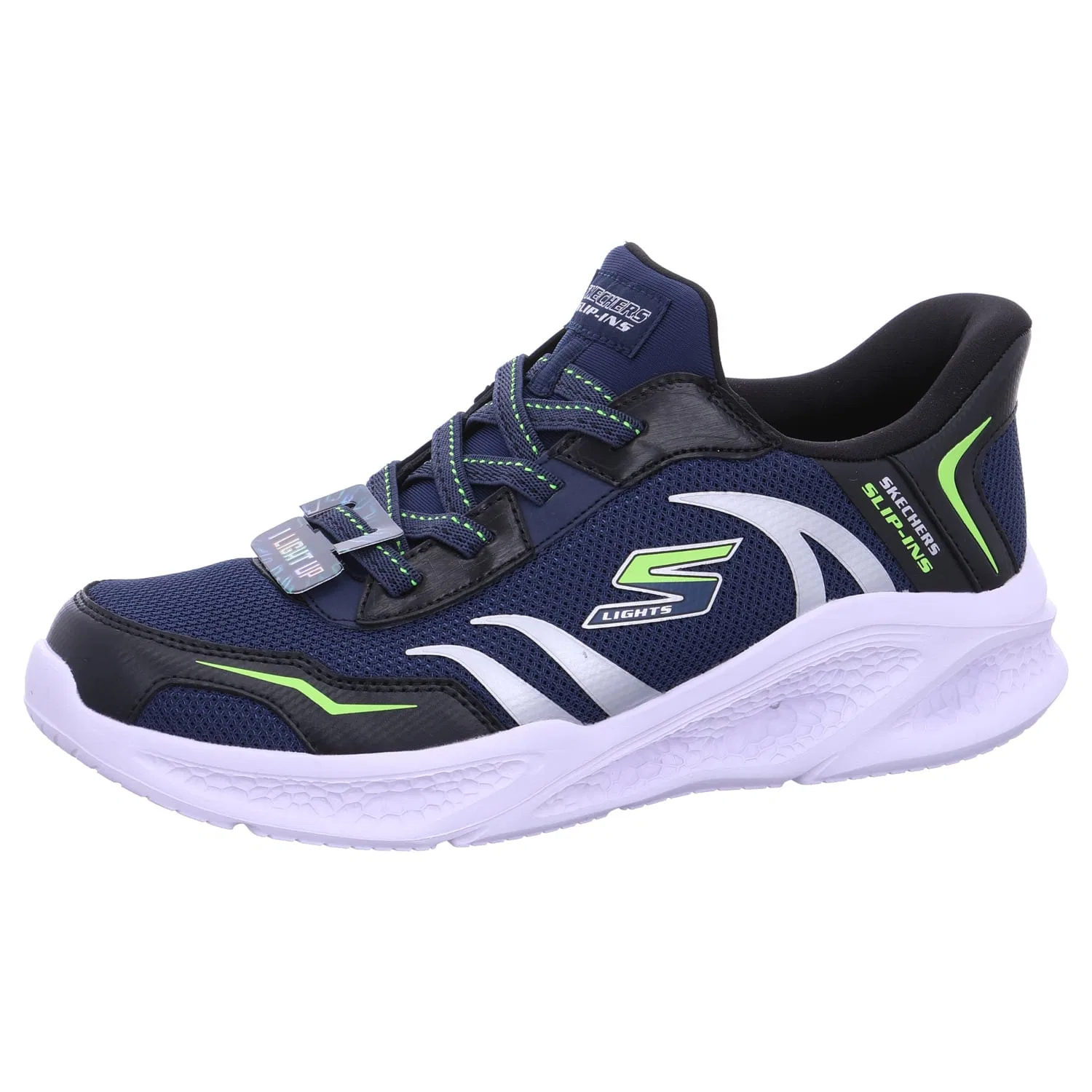 Сникерсы с подсветкой Skechers, синий