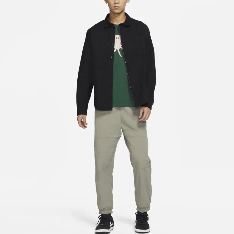 Рубашка Nike Unisex SB Skateboard Long-Sleeved Shirt Black — фото 3