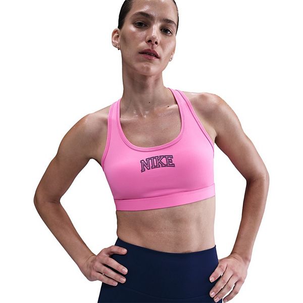 

Женский спортивный бюстгальтер с мягкой поддержкой Nike, Playful Pink