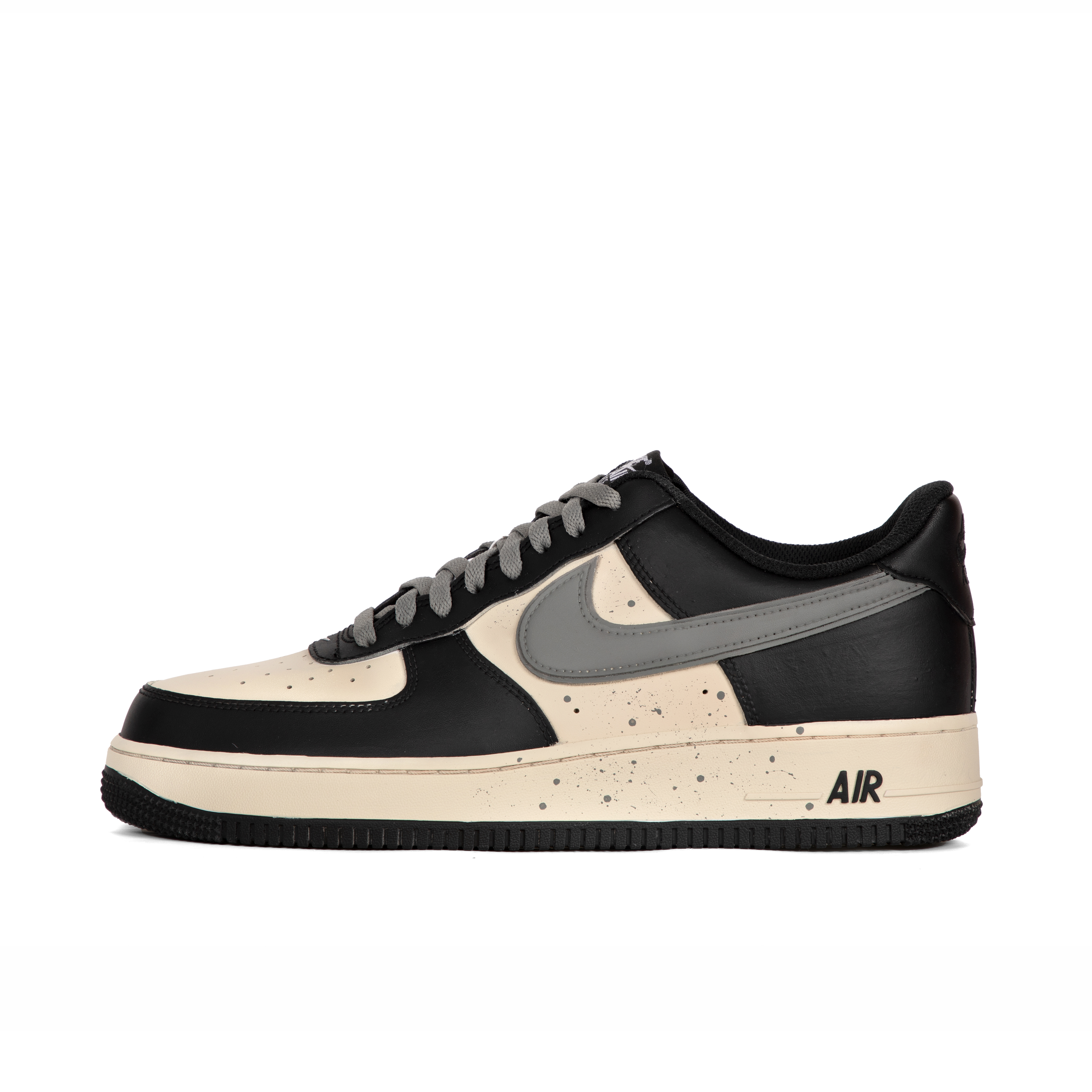 

Nike Кроссовки Air Force 1 для скейтбординга, износостойкие, нескользящие, низкие, мужские, бежево-черные