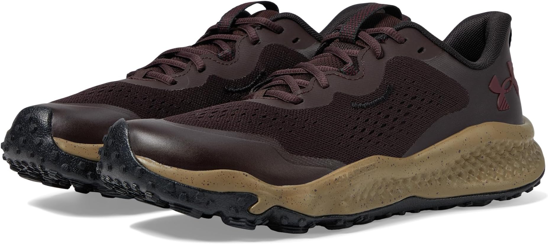 

Кроссовки Under Armour Charged Maven Trail, цвет Brown Obsidian/Bayou/Earthen Orange