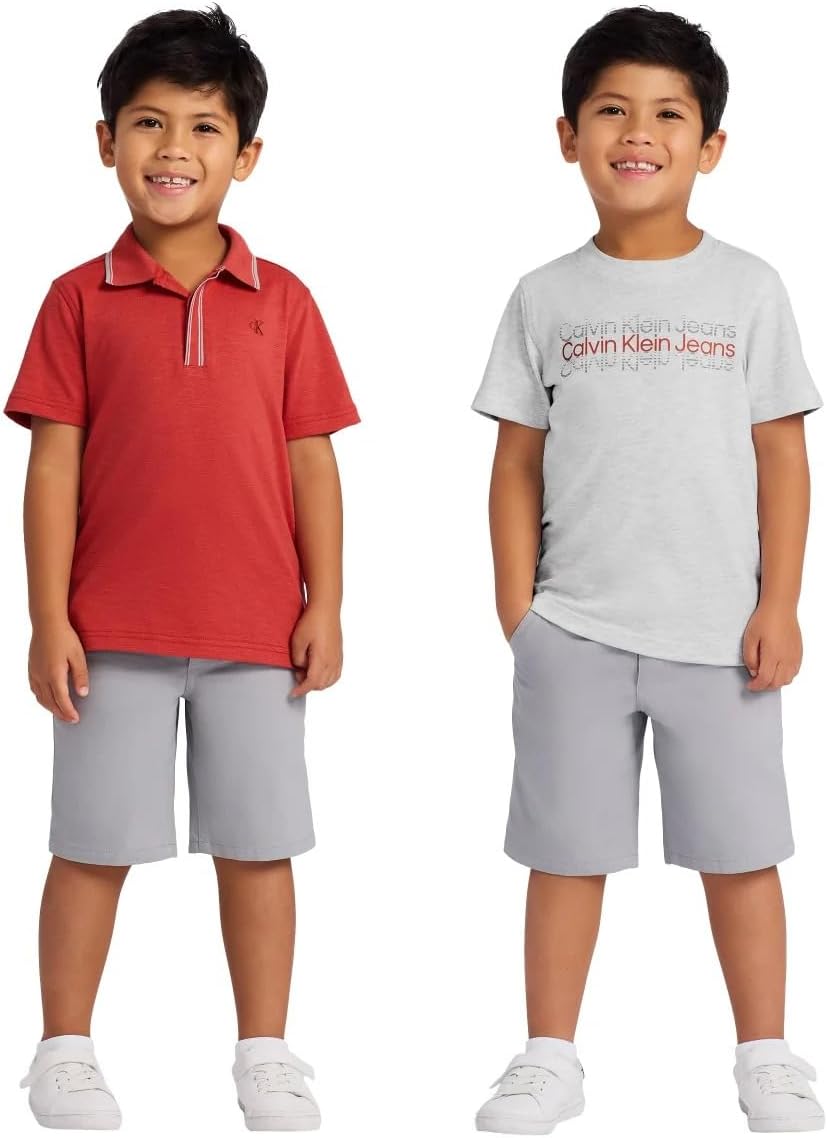Детский комплект из 3 предметов из хлопка Calvin Klein, Red
