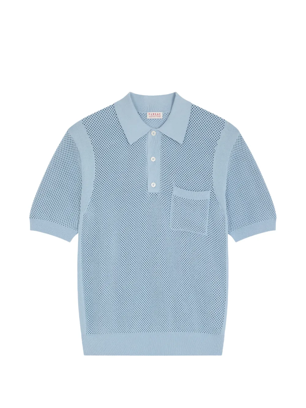 

Хлопковая футболка Fursac, синий