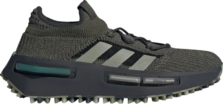 

Кроссовки NMD_S1 'Focus Olive Carbon', зеленый