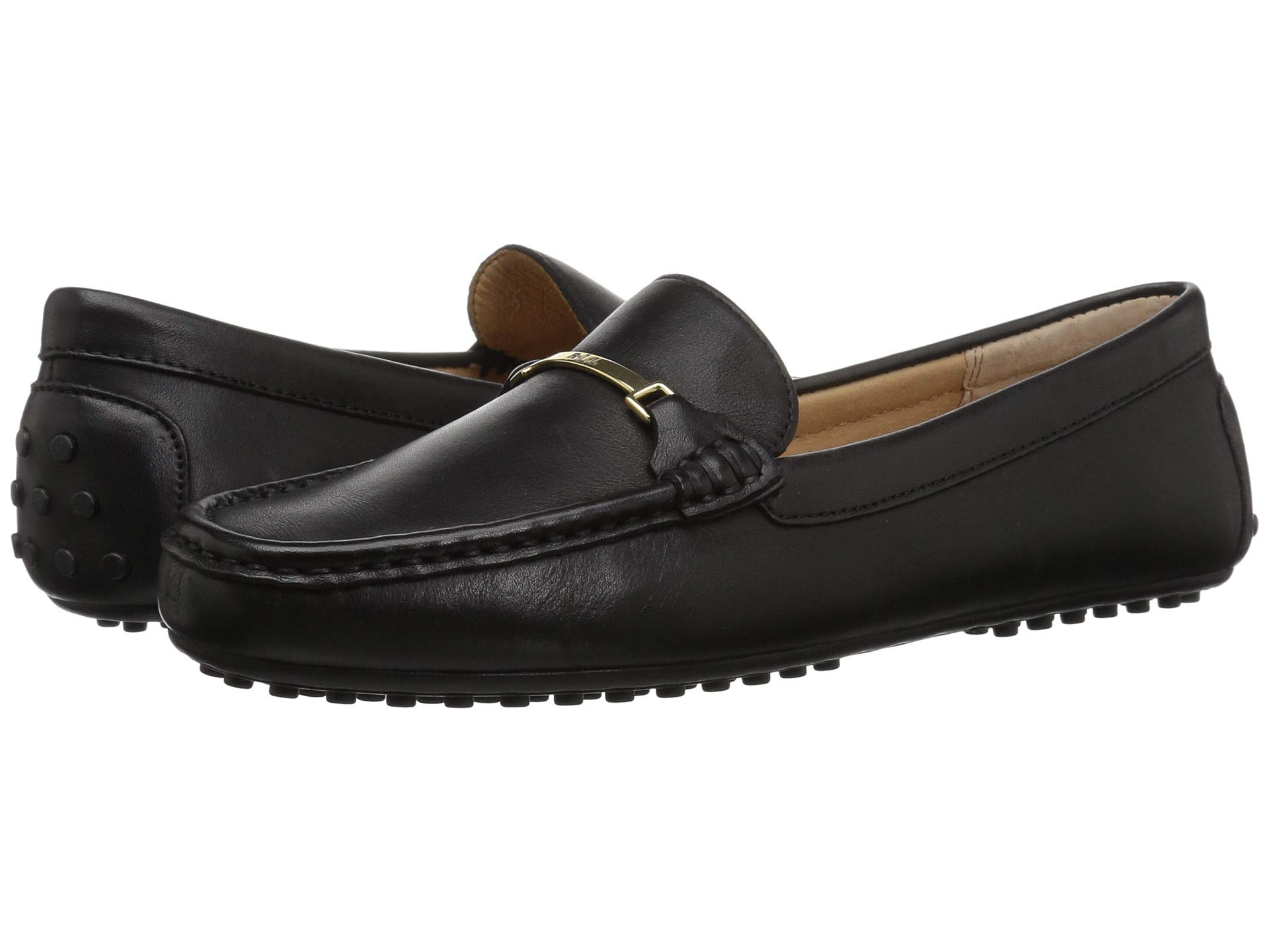 Лоферы Lauren Ralph Lauren Briony, Black Super Soft Leather