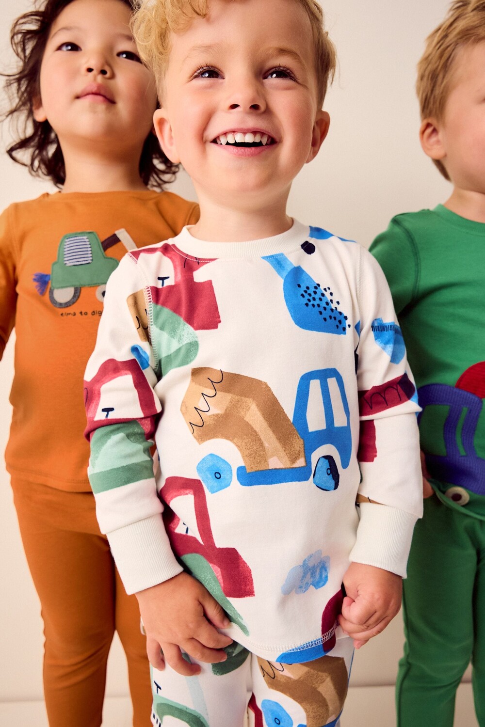 Пижамы Snuggle из 100% хлопка, 3 шт в упаковке Next, мультиколор — фото 2