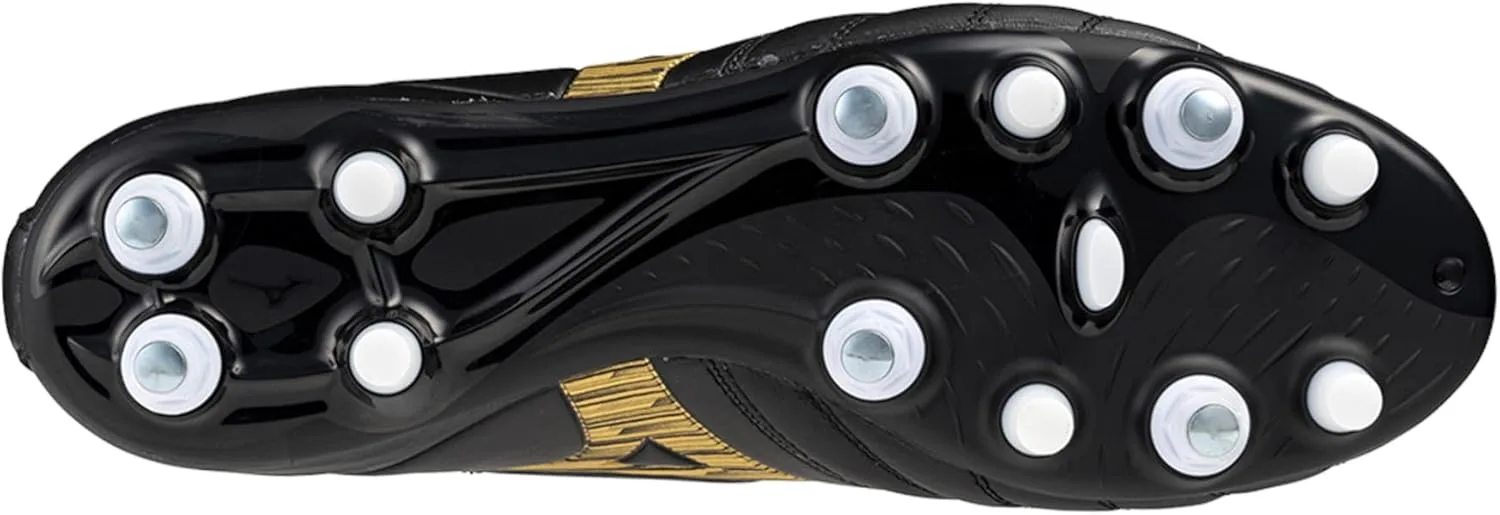 Мужские регбийные бутсы Mizuno IV Mix для мягкого грунта, черный/золотой — фото 3