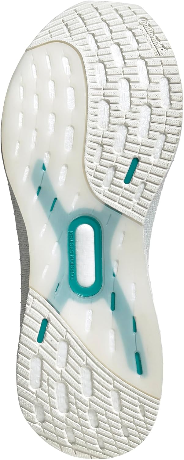 Мужские кроссовки Adidas Ultraboost 5X для бега, белый/серый/бирюзовый — фото 4