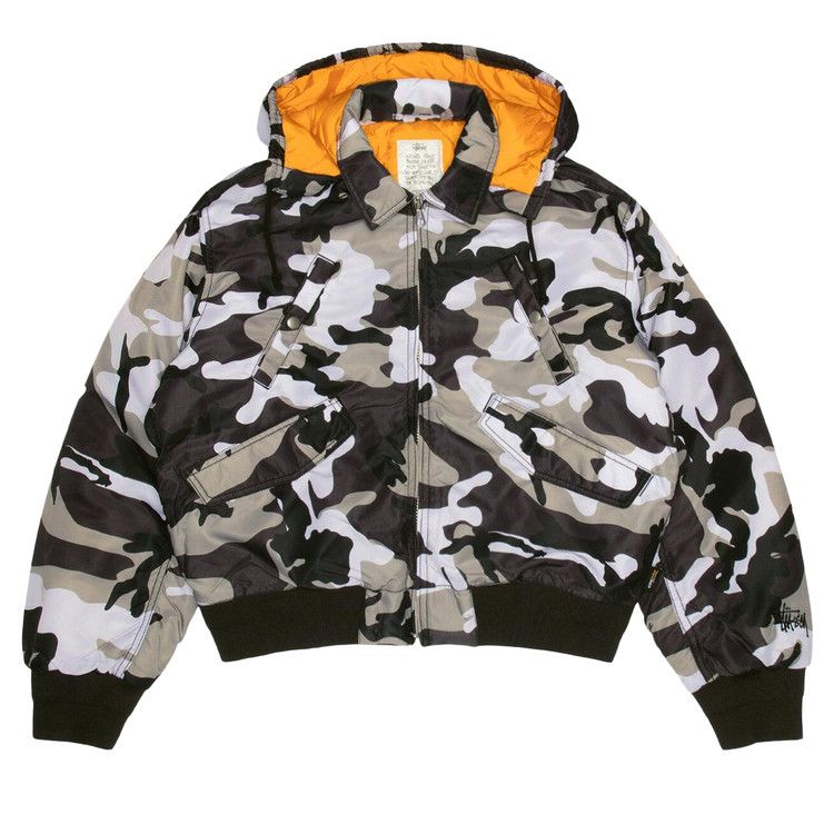 

Бомбер Stussy Flight Bomber, Snow Camo