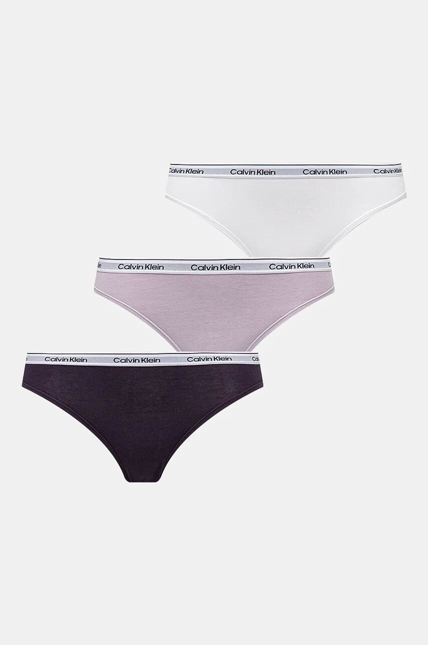 

Calvin Klein Underwear, 3 пары нижнего белья, фиолетовый