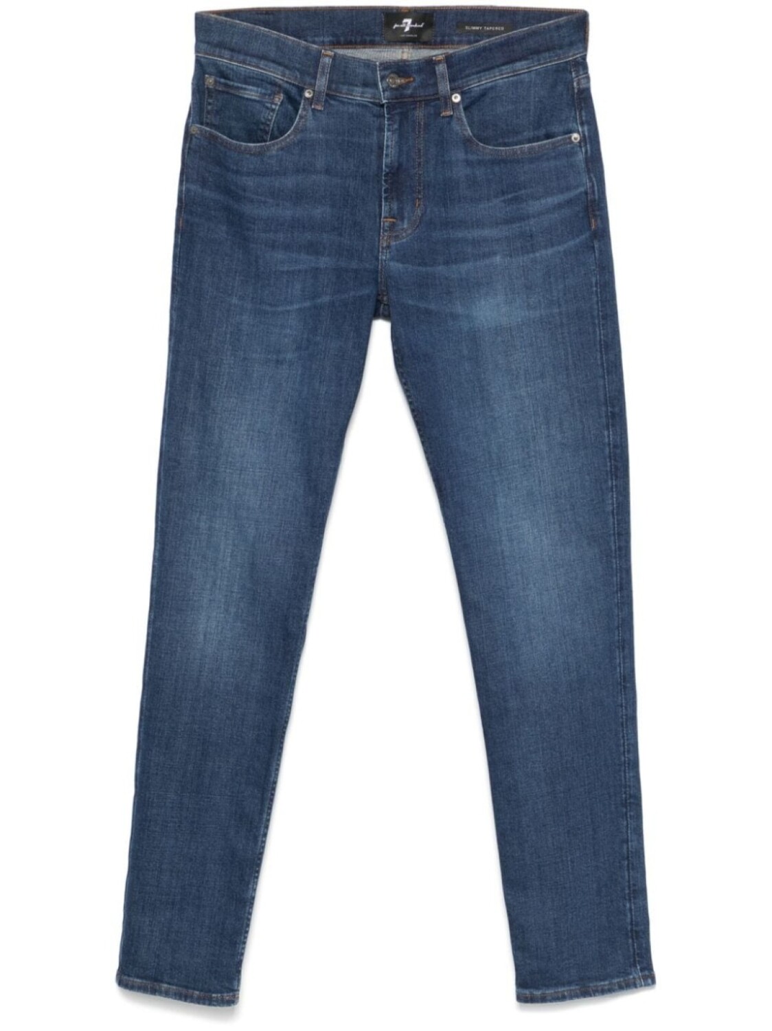 

7 For All Mankind зауженные джинсы Slimmy, синий