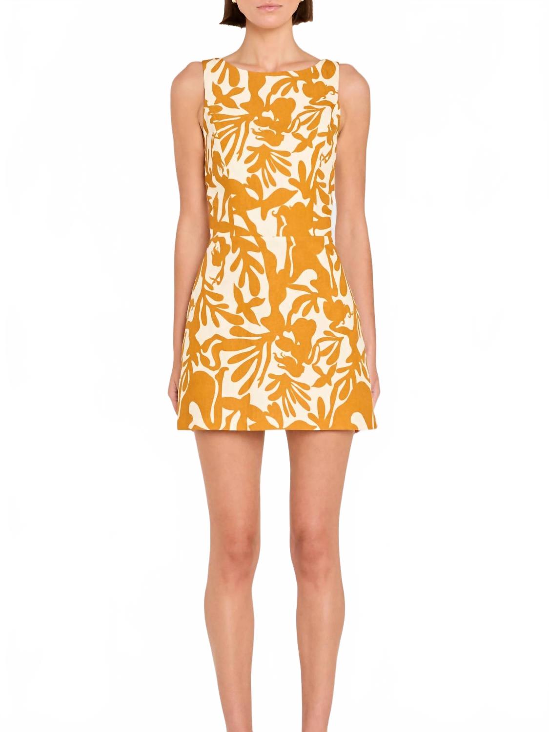 

Авеллина Комбинезон-юбка в принте Боттичелли Amanda Uprichard, Botticelli Print