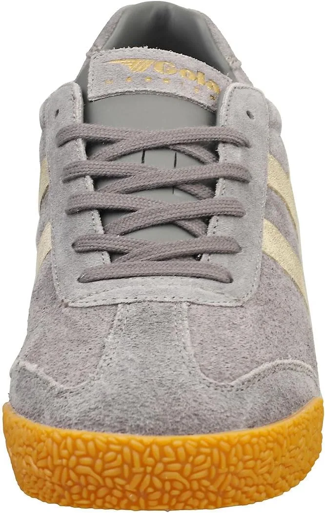 Кроссовки Gola Unisex Harrier Mirror Trainers, цвет пепельный/золотой/коричневый — фото 3