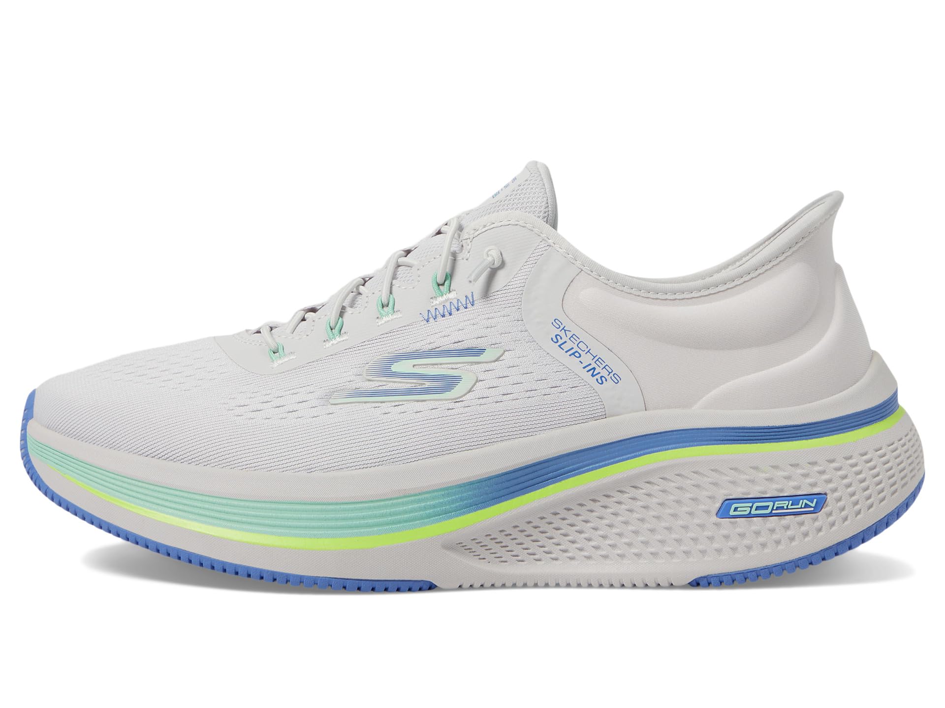 Кроссовки SKECHERS Go Run Elevate 2.0 Banyan Hands Free Slip-Ins, Gray/Blue — фото 4