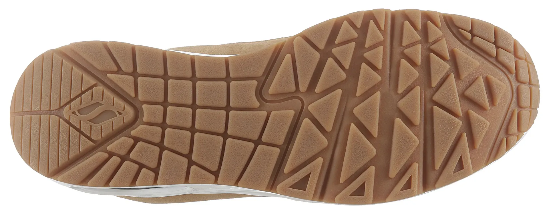 Кроссовки Skechers "Uno Stacre", с воздушной подошвой, повседневная обувь, полуботинки, туфли на шнуровке, коричневый — фото 3