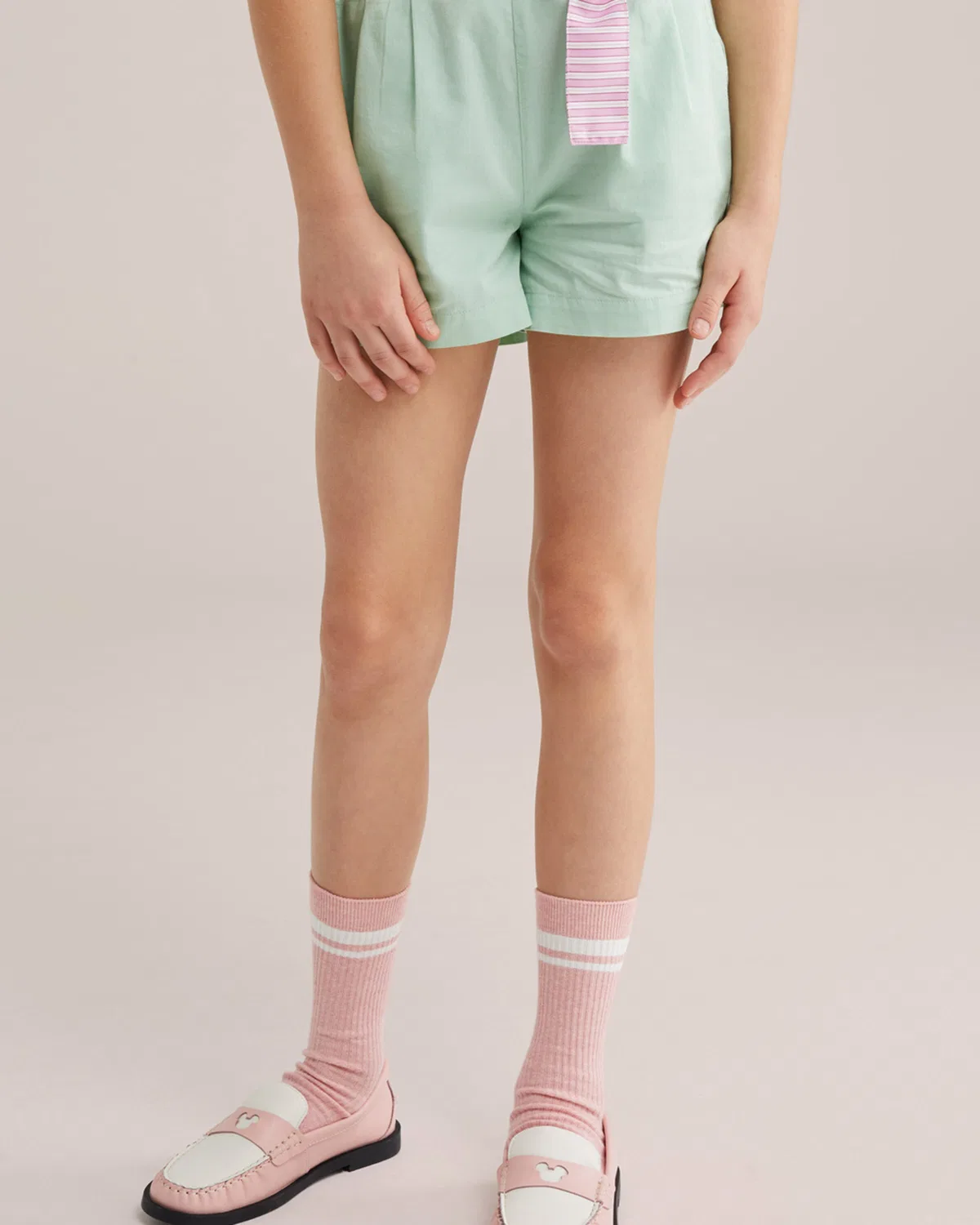 Брюки свободного кроя We Fashion, Light Green — фото 3