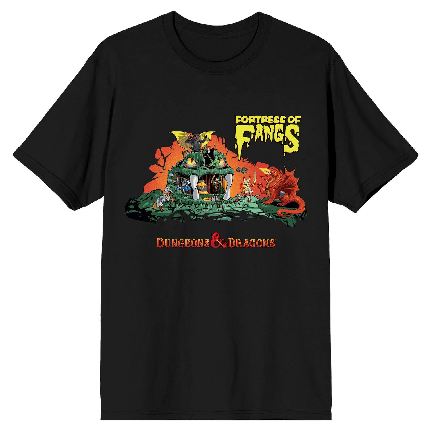 

Мужская футболка Dungeons & Dragons Fortress of Fangs Licensed Character
