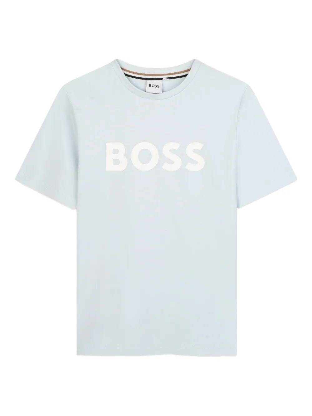 

Футболка с логотипом BOSS Kidswear, синий