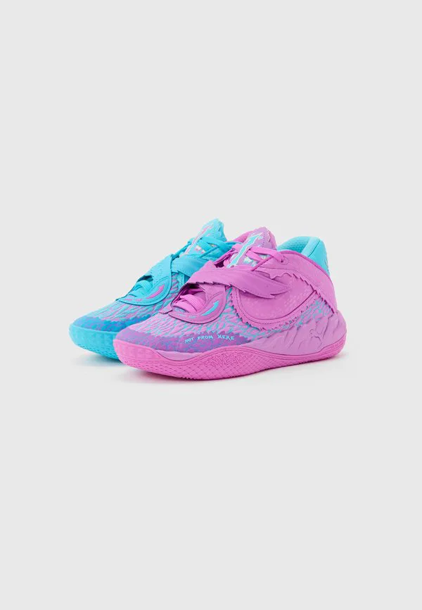 Баскетбольные кроссовки mb.05 hive унисекс Puma, Bright Aqua/Pure Magenta — фото 2