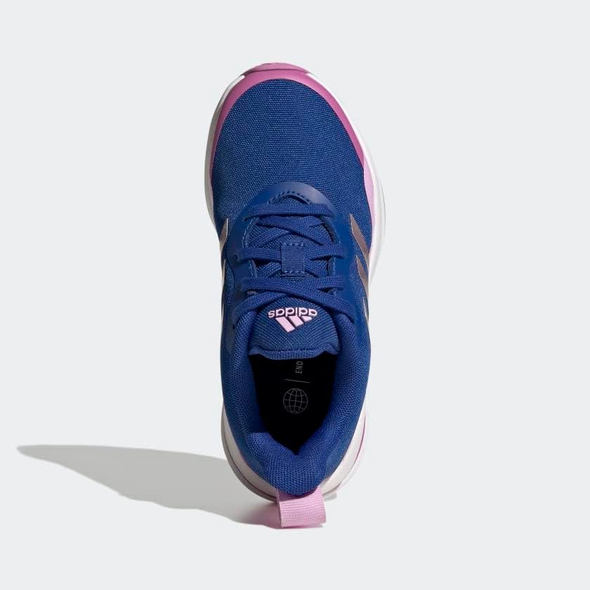 Кроссовки для детей adidas FortaRun с амортизацией Cloudfoam, фиолетовый/лиловый/синий — фото 3