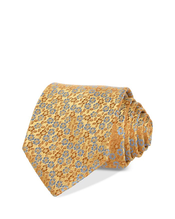 

Шелковый классический галстук с цветочным принтом - эксклюзив The Men's Store at Bloomingdale's, желтый