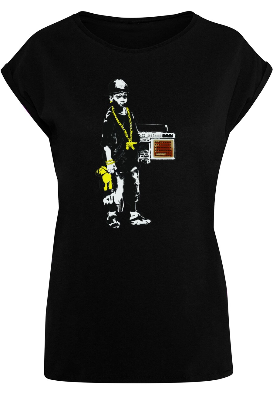 

Рубашка Merchcode Brandalised - Boy With Teddy, черный