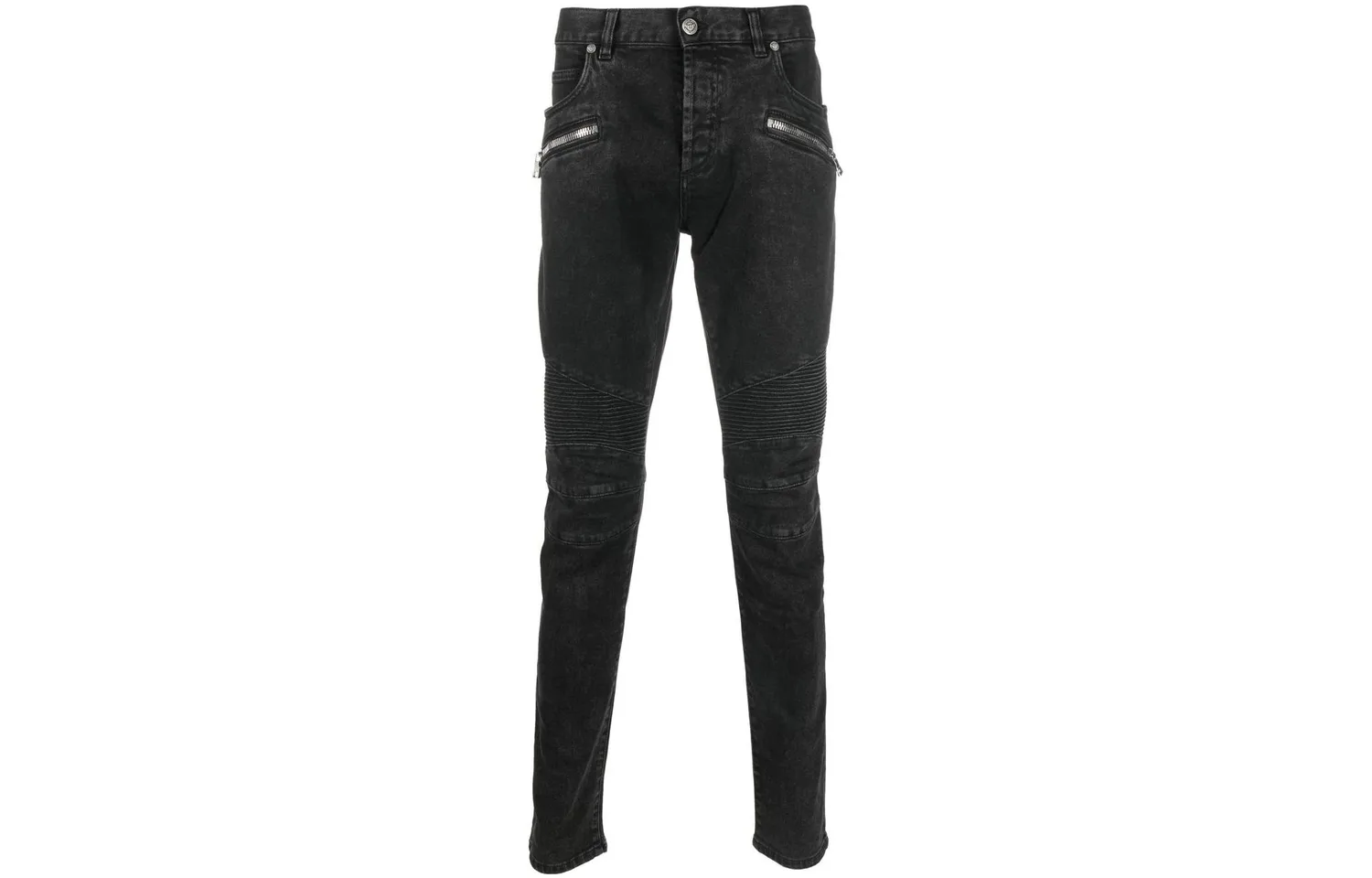 BALMAIN Джинсы Men's Black Moderate Slim Fit