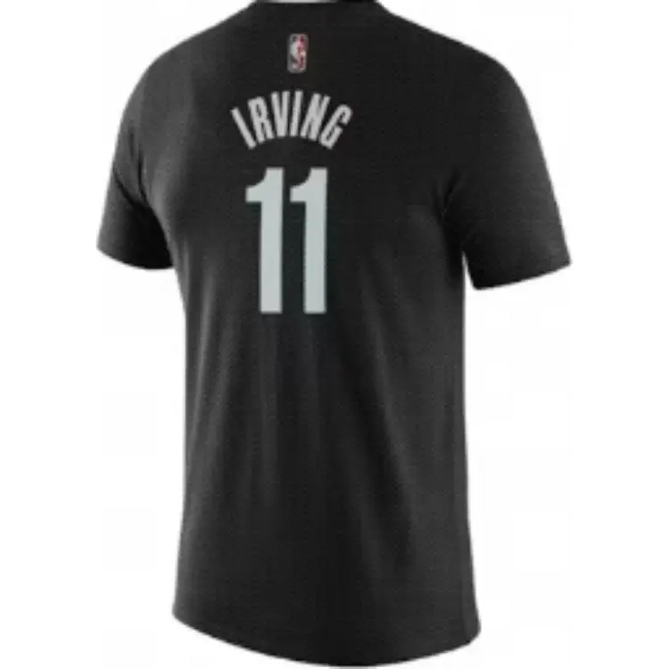 Футболка Nike NBA Brooklyn Nets Kyrie Irving, черная — фото 3