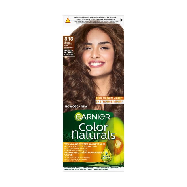 

Краска для волос Color Naturals Garnier, цвет 5.15 rich chocolate