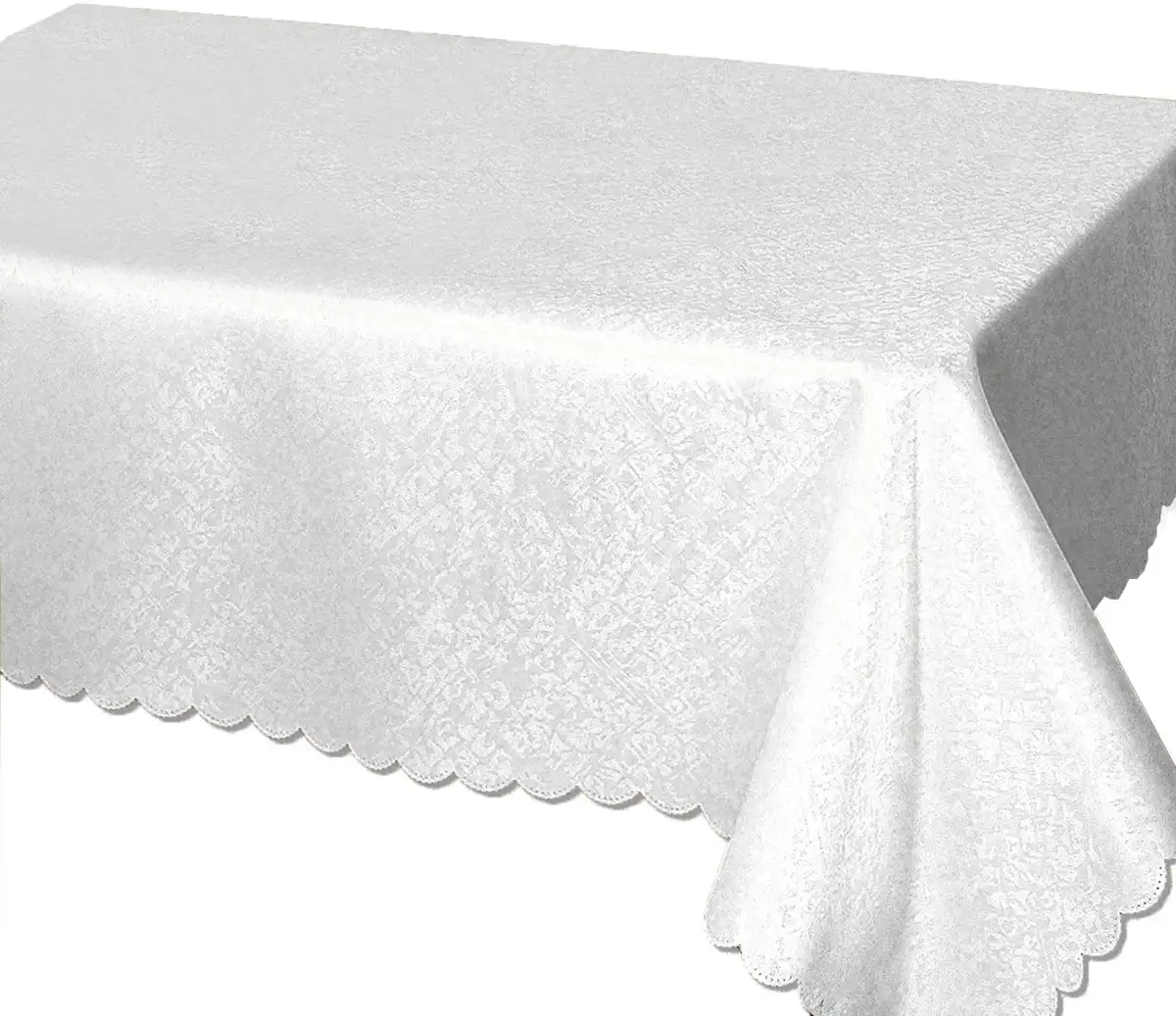 

Скатерть Delindo Lifestyle "Жаккардовая скатерть", (1 шт.), жаккардовая ткань, однотонная 160х220 см, белый